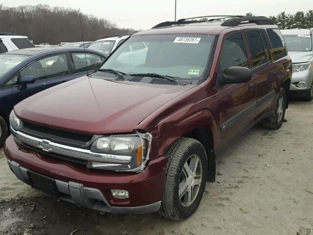 1GNET16S446232106 - 2004 CHEVROLET TRAILBLAZE RED photo 2