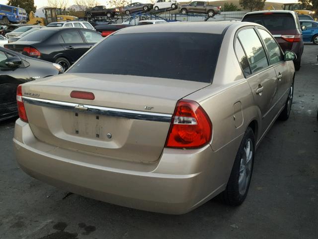 1G1ZT51F26F228045 - 2006 CHEVROLET MALIBU LT TAN photo 4