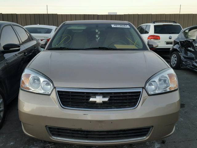 1G1ZT51F26F228045 - 2006 CHEVROLET MALIBU LT TAN photo 9