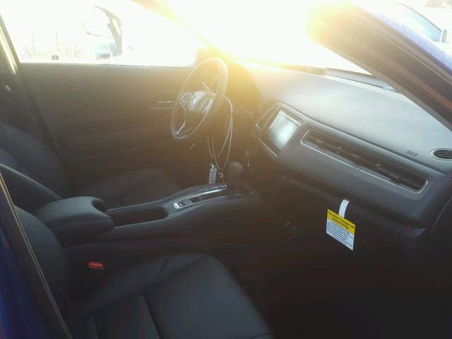 3CZRU5H72JM701500 - 2018 HONDA HR-V EXL BLUE photo 5