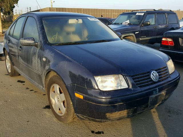 3VWSE69M52M011267 - 2002 VOLKSWAGEN JETTA GLS BLUE photo 1