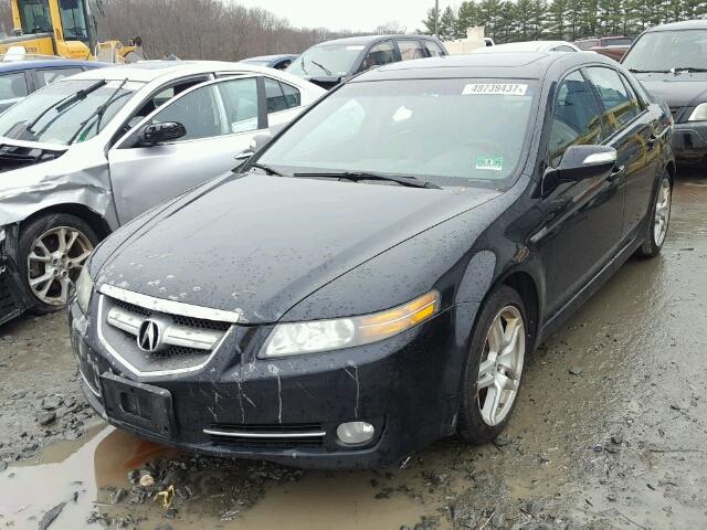 19UUA66228A001507 - 2008 ACURA TL BLACK photo 2