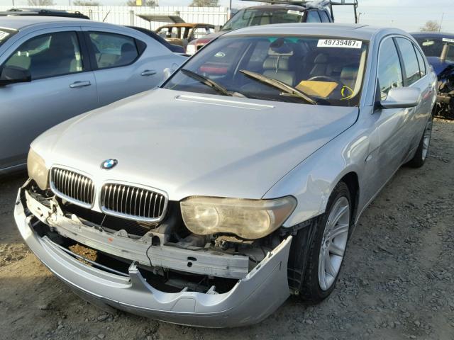 WBAGN63403DS44419 - 2003 BMW 745 LI SILVER photo 2