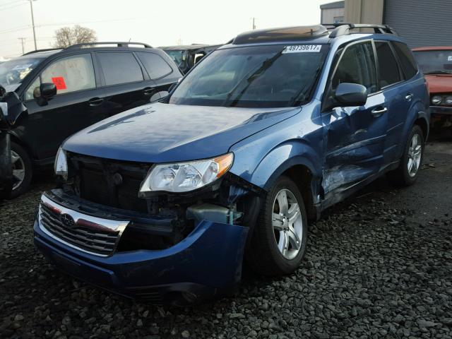 JF2SH64679H718499 - 2009 SUBARU FORESTER 2 BLUE photo 2