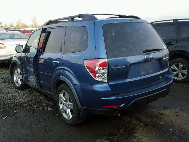 JF2SH64679H718499 - 2009 SUBARU FORESTER 2 BLUE photo 3