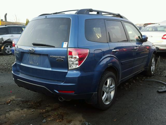 JF2SH64679H718499 - 2009 SUBARU FORESTER 2 BLUE photo 4
