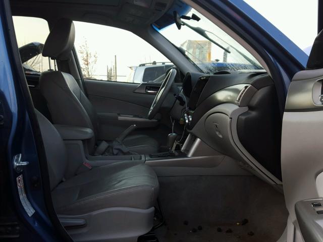 JF2SH64679H718499 - 2009 SUBARU FORESTER 2 BLUE photo 5
