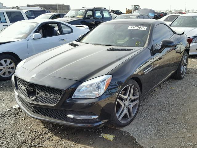 WDDPK4HA0EF088202 - 2014 MERCEDES-BENZ SLK 250 BLACK photo 2