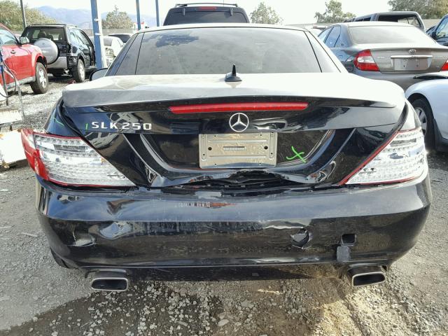 WDDPK4HA0EF088202 - 2014 MERCEDES-BENZ SLK 250 BLACK photo 9