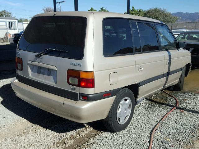 JM3LV5224W0832807 - 1998 MAZDA MPV WAGON TAN photo 4