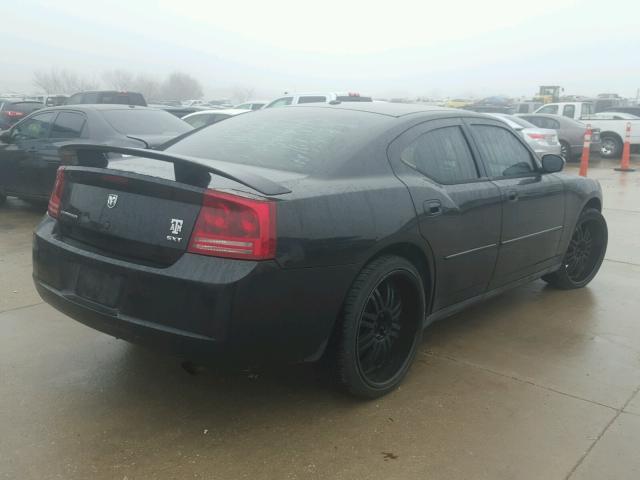 2B3KA43GX7H754505 - 2007 DODGE CHARGER SE BLACK photo 4