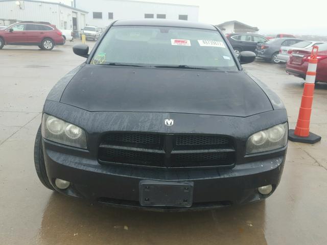 2B3KA43GX7H754505 - 2007 DODGE CHARGER SE BLACK photo 9