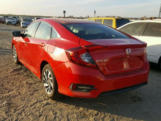 2HGFC2F8XGH550761 - 2016 HONDA CIVIC EX RED photo 3