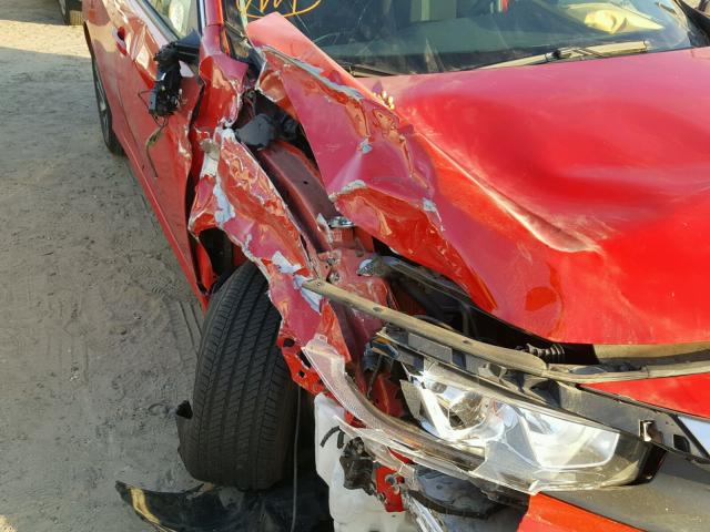 2HGFC2F8XGH550761 - 2016 HONDA CIVIC EX წითელი ფოტო 9