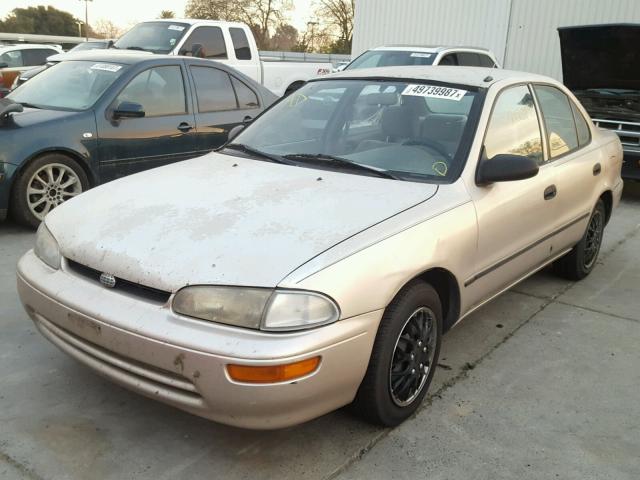 1Y1SK5264SZ013104 - 1995 GEO PRIZM BASE TAN photo 2