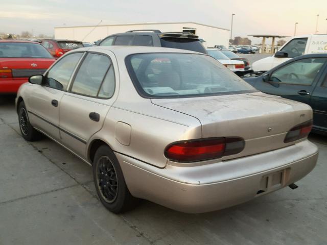 1Y1SK5264SZ013104 - 1995 GEO PRIZM BASE TAN photo 3