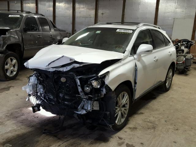 JTJZB1BA6B2403787 - 2011 LEXUS RX 450 WHITE photo 2