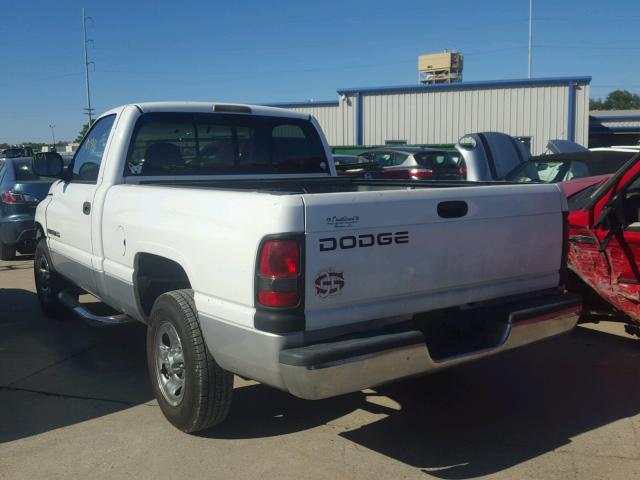 1B7HC16X41S176821 - 2001 DODGE RAM 1500 WHITE photo 3