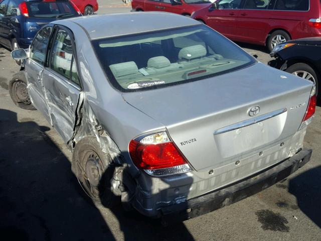 4T1BE32K05U055361 - 2005 TOYOTA CAMRY LE ვერცხლისფერი ფოტო 3