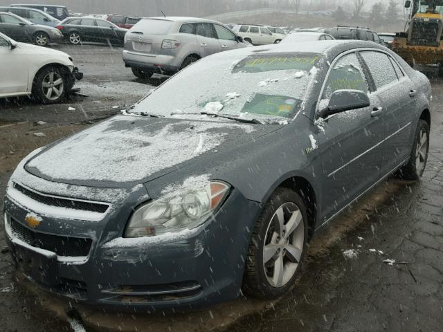 1G1ZF57599F168730 - 2009 CHEVROLET MALIBU HYB GRAY photo 2