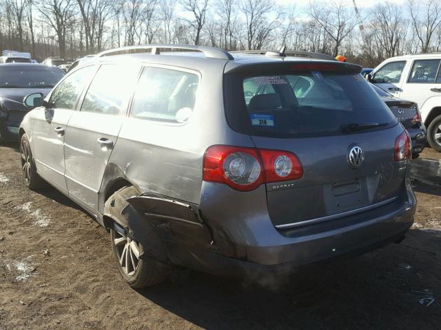 WVWVU93C17E007850 - 2007 VOLKSWAGEN PASSAT 3.6 GRAY photo 3