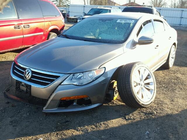 WVWML73C29E552025 - 2009 VOLKSWAGEN CC SPORT GRAY photo 2