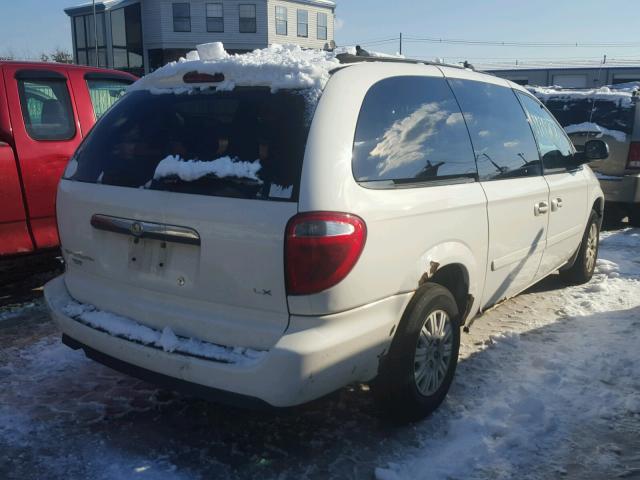 2C4GP44R65R190605 - 2005 CHRYSLER TOWN & COU WHITE photo 4