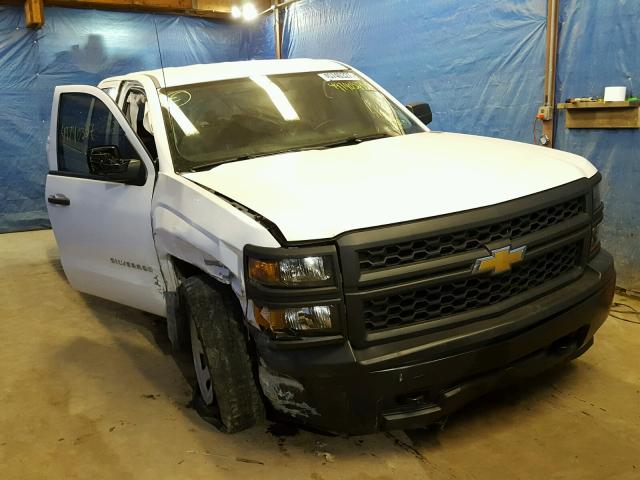 1GCVKPEH7EZ157356 - 2014 CHEVROLET SILVERADO WHITE photo 1