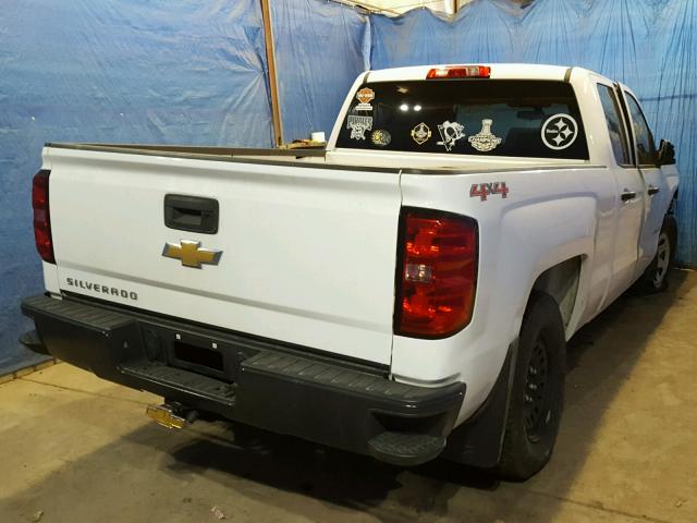 1GCVKPEH7EZ157356 - 2014 CHEVROLET SILVERADO WHITE photo 4