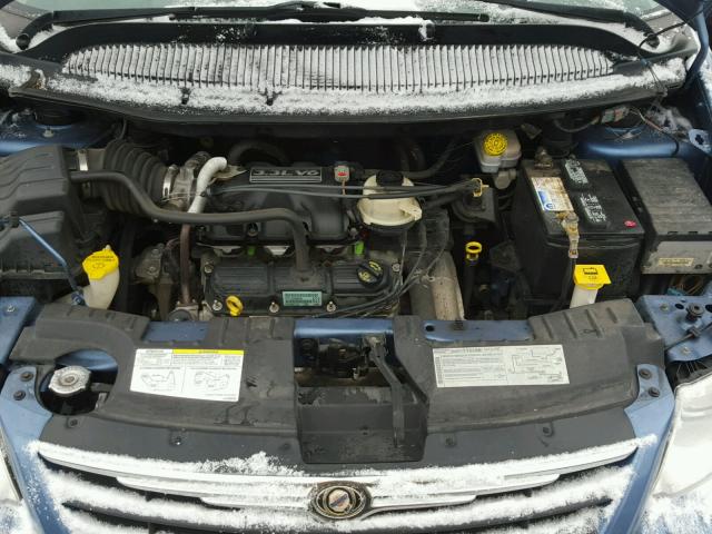2A4GP44R17R160571 - 2007 CHRYSLER TOWN & COU BLUE photo 7