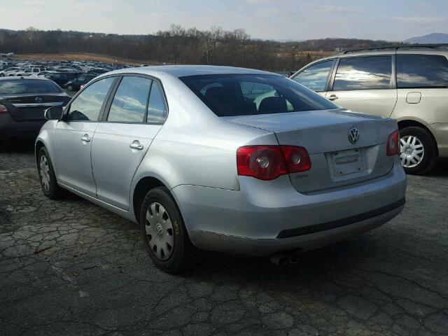 3VWPF71K76M634740 - 2006 VOLKSWAGEN JETTA VALU SILVER photo 3