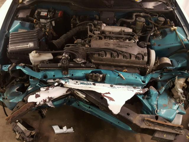 2HGEH2379RH520436 - 1994 HONDA CIVIC VX WHITE photo 7