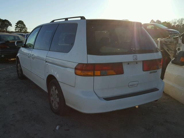 5FNRL18953B058828 - 2003 HONDA ODYSSEY EX WHITE photo 3