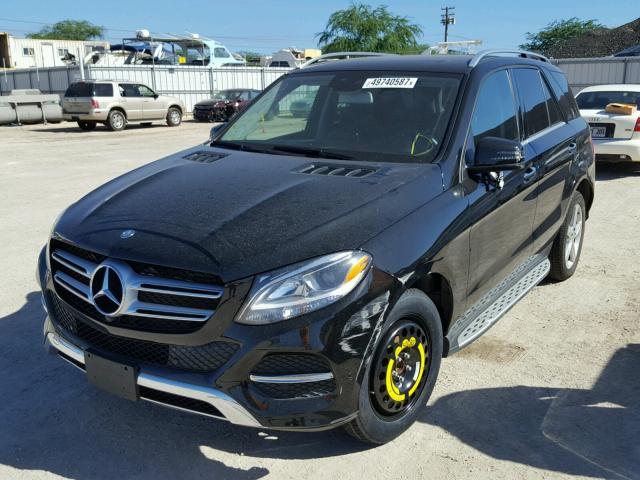 4JGDA5JB9GA714060 - 2016 MERCEDES-BENZ GLE 350 BLACK photo 2