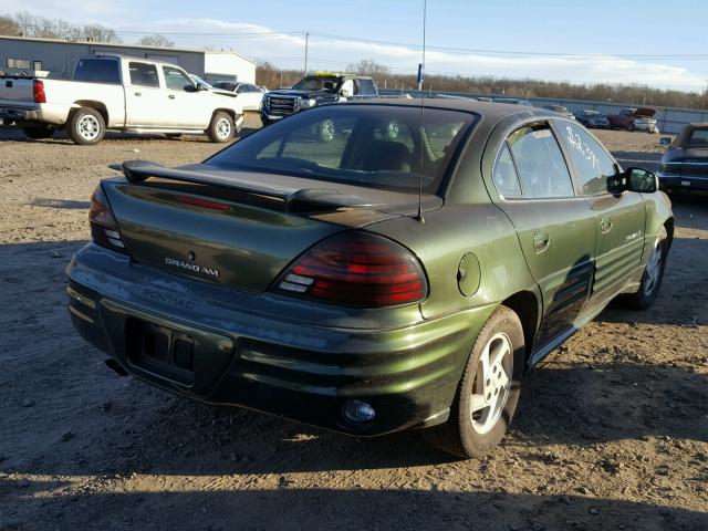 1G2NF52E6YM884206 - 2000 PONTIAC GRAND AM S GREEN photo 4