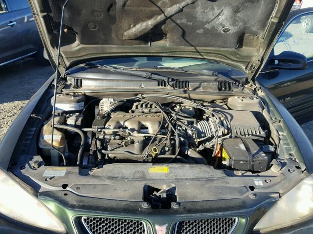 1G2NF52E6YM884206 - 2000 PONTIAC GRAND AM S GREEN photo 7