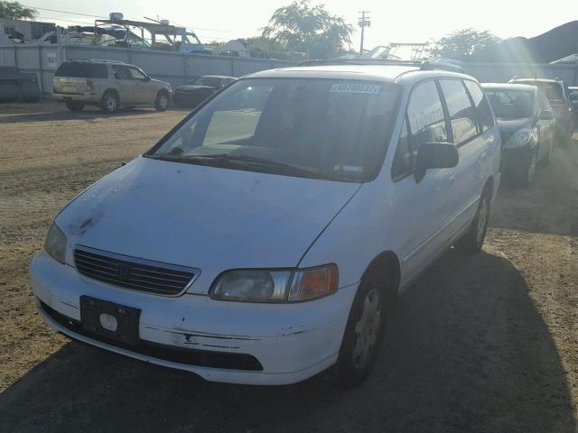 JHMRA1877TC007041 - 1996 HONDA ODYSSEY EX WHITE photo 2