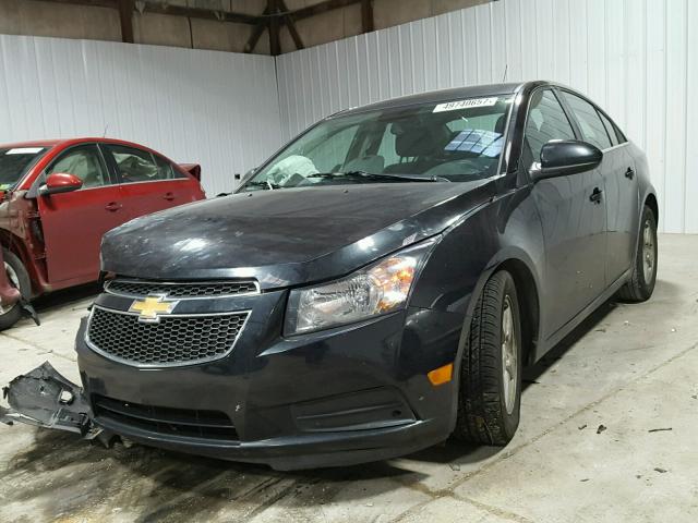 1G1PC5SBXE7426285 - 2014 CHEVROLET CRUZE LT BLACK photo 2