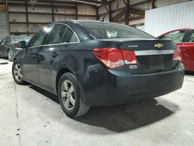 1G1PC5SBXE7426285 - 2014 CHEVROLET CRUZE LT BLACK photo 3