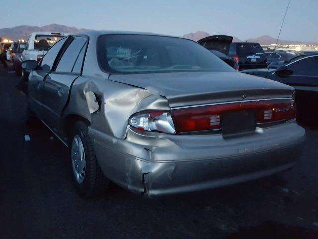 2G4WS52J931143749 - 2003 BUICK CENTURY CU BEIGE photo 3