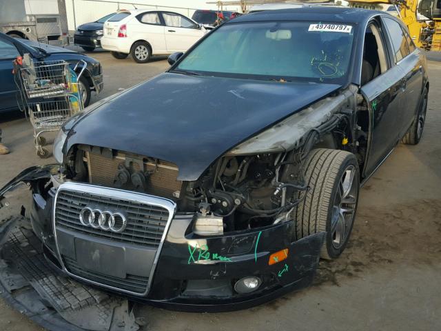 WAUAH74F28N136226 - 2008 AUDI A6 3.2 BLACK photo 2