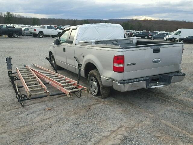 1FTRX12W86KB27229 - 2006 FORD F150 SILVER photo 3