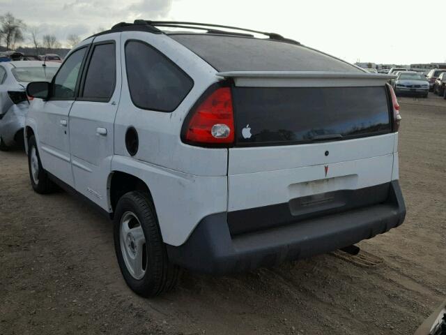 3G7DA03E12S596204 - 2002 PONTIAC AZTEK WHITE photo 3