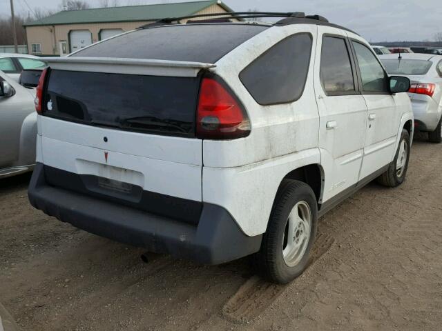 3G7DA03E12S596204 - 2002 PONTIAC AZTEK WHITE photo 4