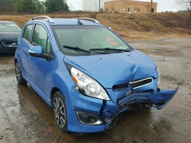 KL8CF6S94EC414245 - 2014 CHEVROLET SPARK 2LT BLUE photo 1