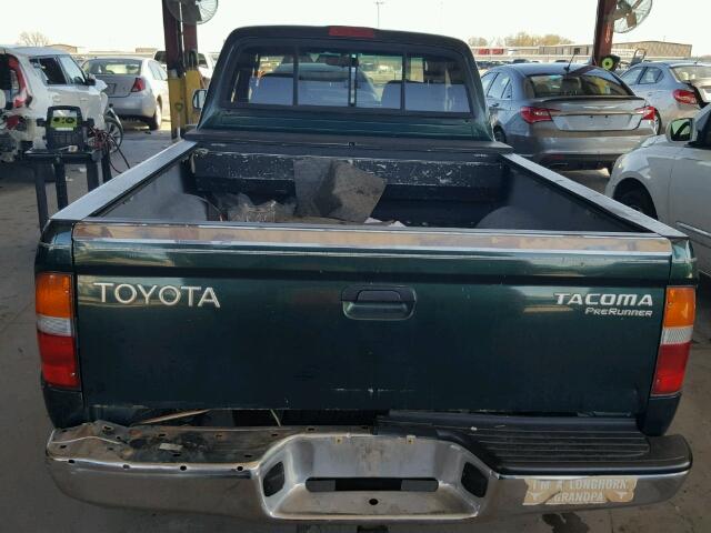 4TASM92N5XZ424673 - 1999 TOYOTA TACOMA XTR GREEN photo 6