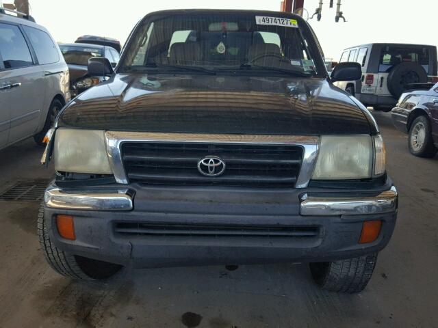 4TASM92N5XZ424673 - 1999 TOYOTA TACOMA XTR GREEN photo 9