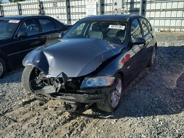 WBAVB13596PT14207 - 2006 BMW 325 I GRAY photo 2