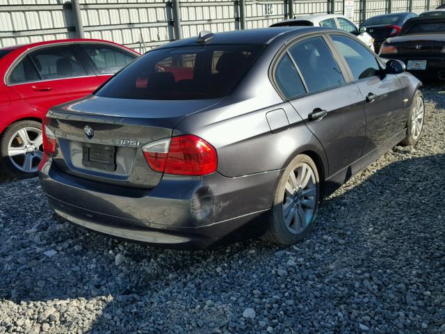 WBAVB13596PT14207 - 2006 BMW 325 I GRAY photo 4