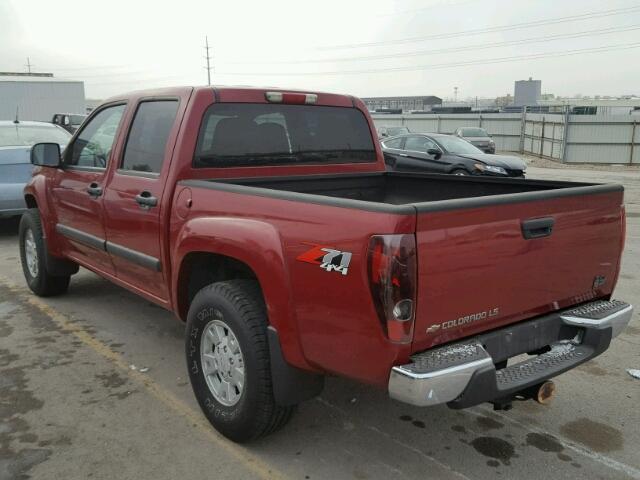 1GCDT136748139516 - 2004 CHEVROLET COLORADO RED photo 3